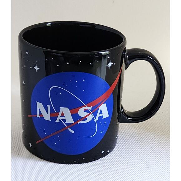 Mug/Cup-NASA-Black-NASA Logo-Large-Holds 2 Cups - Picture 3 of 10